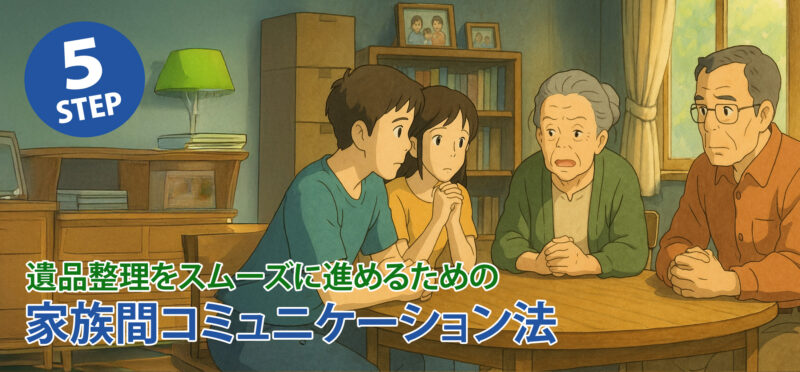 遺品整理をスムーズに進めるための家族間コミュニケーション法