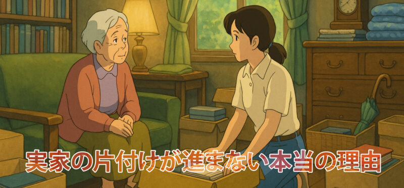 実家の片付けが進まない本当の理由
