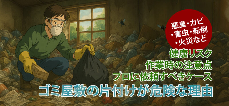 ゴミ屋敷の片付けが危険な理由