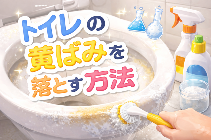 トイレの黄ばみを落とす方法｜簡単にできる掃除のコツ